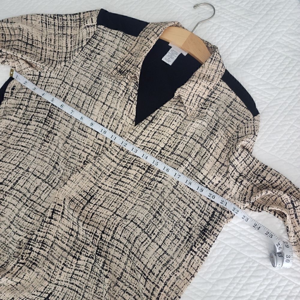 Soft surroundings pop over high low roll up sleeves lagenlook minimalist blouse - Picture 7 of 16